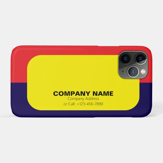 Personnalisable Coque couleur iPhone 11 Pro (Dos (Horizontal))