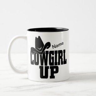 Personnalisable Cowgirl Up Coffee Mug