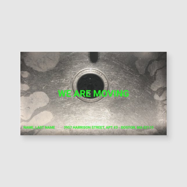 Personnalisable Déplacement, changement de nom, d' (Devant)