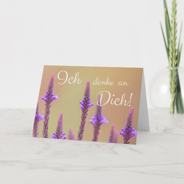Personnalisable, je pense à ta carte ! (Devant)