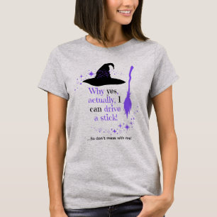 Personnalisable Je peux conduire une stick T-shirt