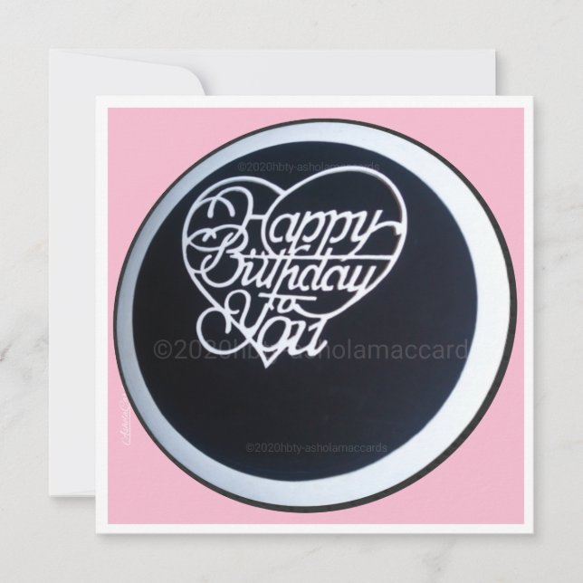 Personnalisable Joyeux Anniversaire pour vous et l (Devant)