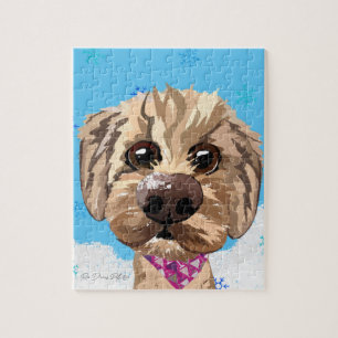 Personnalisable "Juno" le Puzzle Goldendoodle