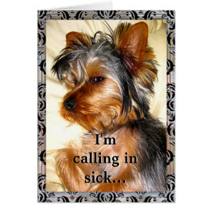 Personnalisable malade d'amour de Yorkie