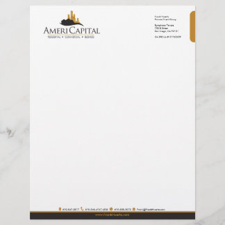 Personnalisable Papier à en-tête immobilier personnalisé V5