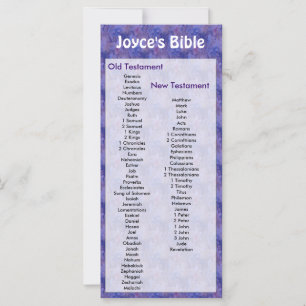 Personnalisable Signet de la Bible Fleurs violette