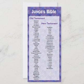 Personnalisable Signet de la Bible Fleurs violette