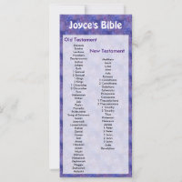 Personnalisable Signet de la Bible Fleurs violette