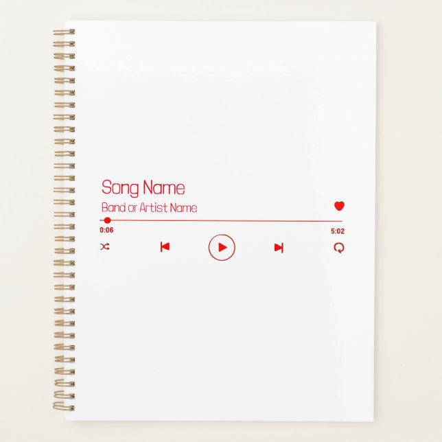 Personnalisable votre musique préférée (Devant)