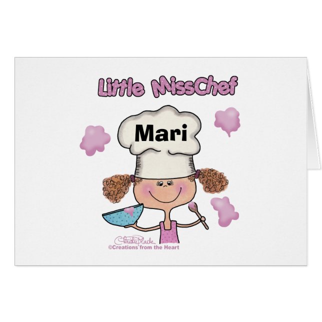 Personnalisation de Little Miss Chef (Devant horizontal)