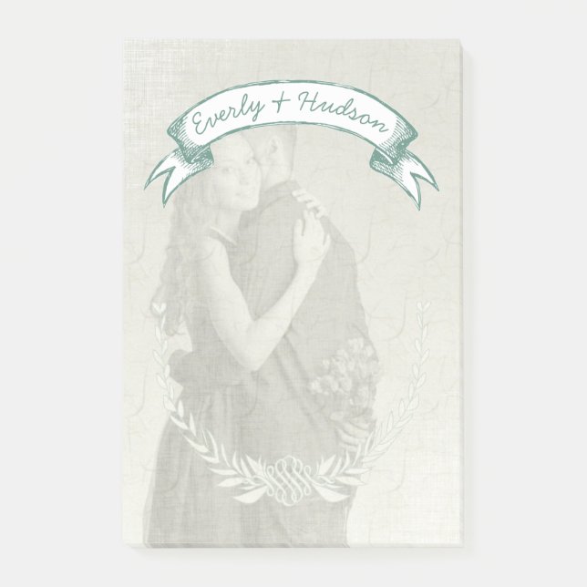 Personnalisation de votre photo Mongram Post-it® N (Devant)