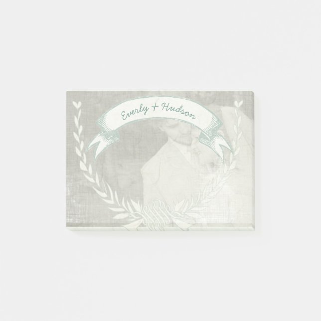 Personnalisation de votre photo Mongram Post-it® N (Devant)