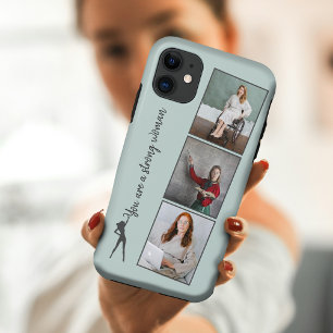 Personnalisation Forte Femme Photos Collage coque