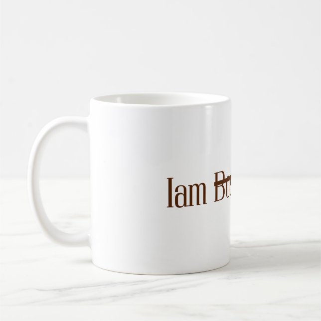 Personnalisation Iam leader pas boos classique mug (Gauche)