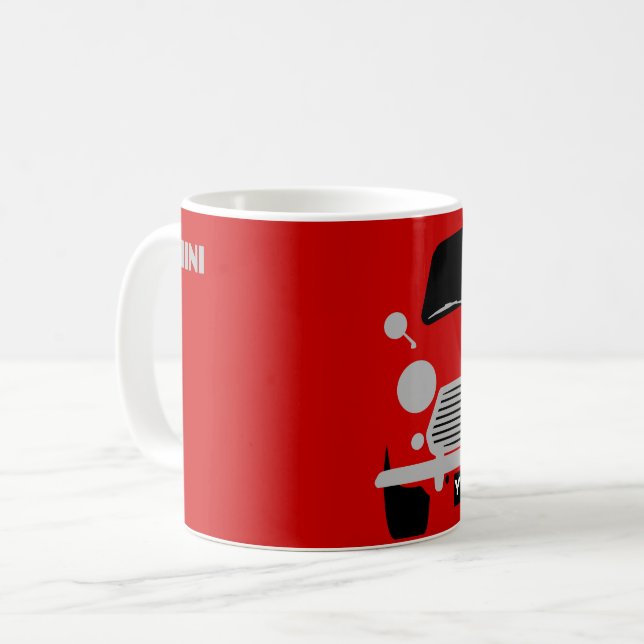 personnalisation mini voiture Mug (Devant gauche)