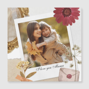 Personnalisation moderne Je t'aime Maman Photo