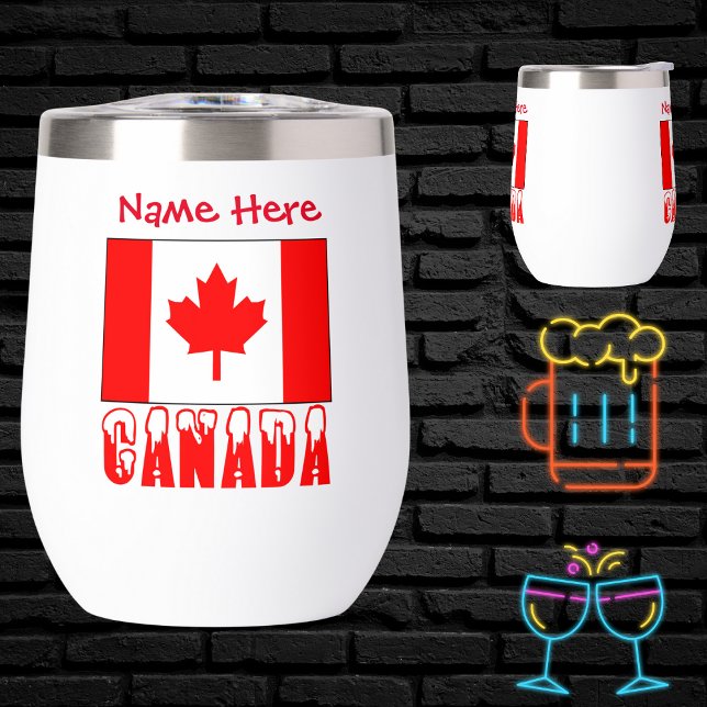 Personnalisation Rouge du Canada et Drapeau Canadi (Créateur téléchargé)