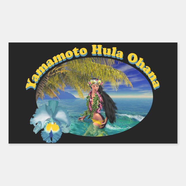 Personnalisation Tropicale Pour Stickers Yamamoto  (Devant)