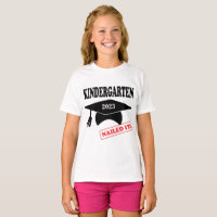 Personnalisé 2023 Kindergarten Nail It T-Shirt