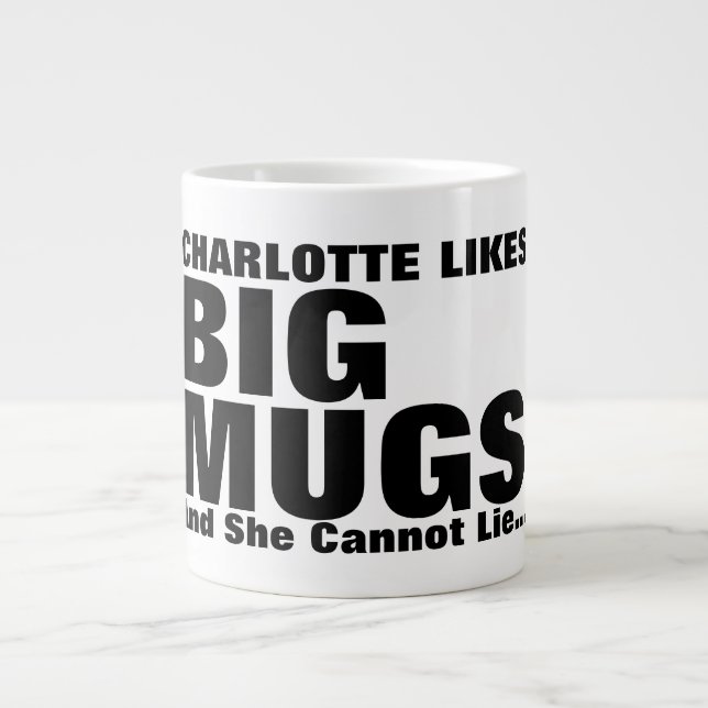 Personnalisé Aime Les Grosses Mugs Et Je Ne Peux P (Devant)