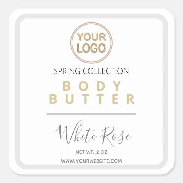 Personnalisé Ajouter votre marque LOGO Étiquettes  (Devant)