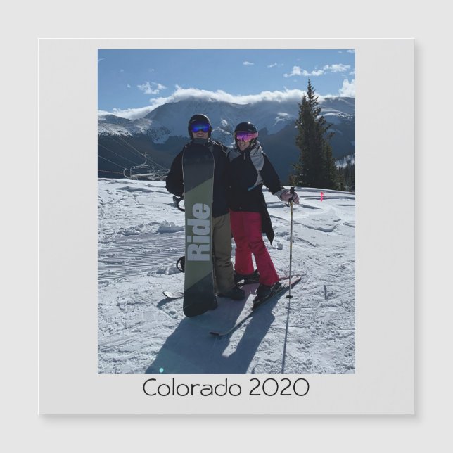 Personnalisé Ajouter votre propre carte photo magn (Devant)