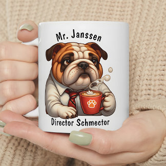Personnalisé Anglais Bulldog Coffee Mug cadeau amu