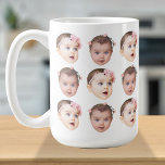 Personnalisé Baby Face 2 Photos Cute Coffee Mug<br><div class="desc">L'arrière - plan doit être transparent. Assurez-vous que la photo est bien rognée sur l'objet/la face. Si vous avez un problème à recadrer votre photo, je peux le faire pour vous. Avant de passer une commande, vous devez envoyer votre photo à mon message ou email à ayokholid@gmail.com, et je vous...</div>