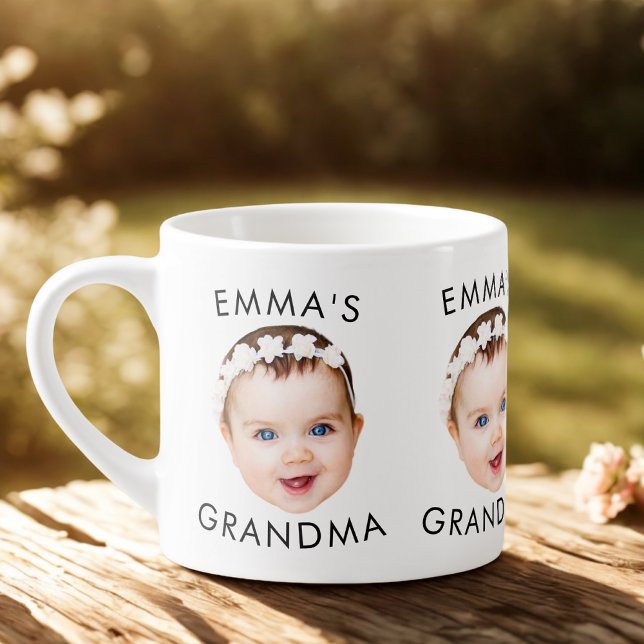 Personnalisé Baby Face Mug Maman Grand-mère Grand- (Créateur téléchargé)