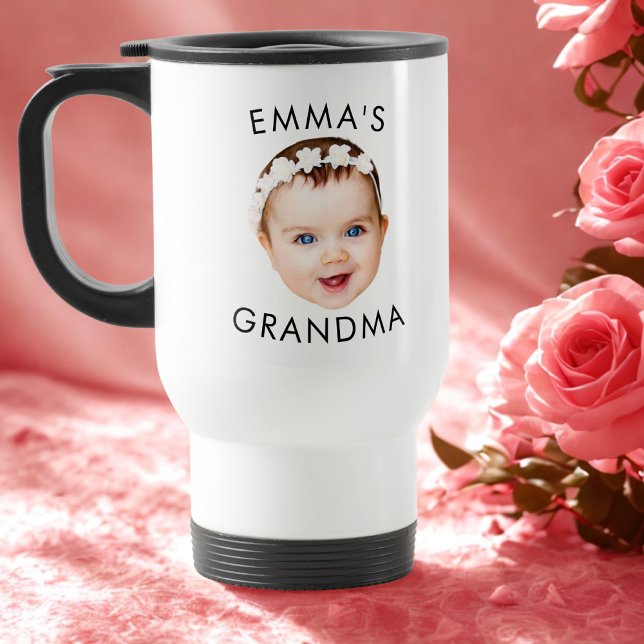 Personnalisé Baby Face Mug Maman Grand-mère Grand- (Créateur téléchargé)