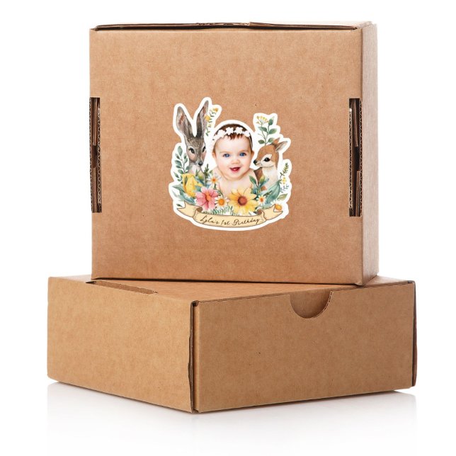 Personnalisé Bébé Anniversaire Sticker Party Favor (Créateur téléchargé)