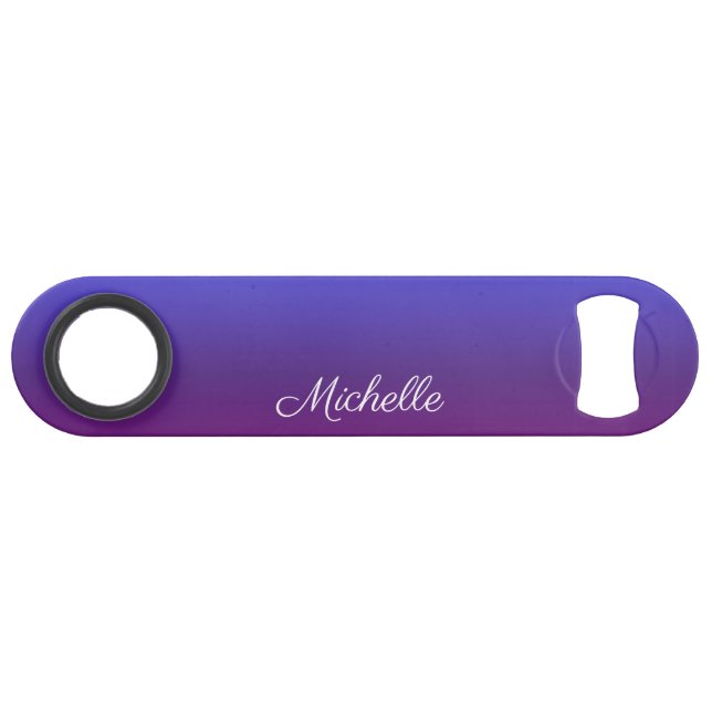 Personnalisé bleu et violet ombre (Devant (Horizontal))