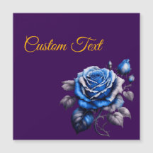 Personnalisé Blue Rose Love Timeless Floral Cadeau