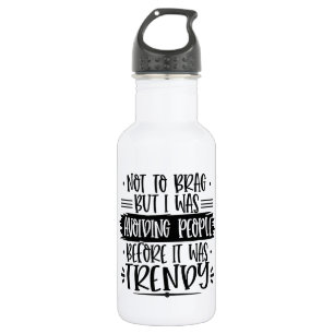 Personnalisé - Bouteille d'eau (18 oz)