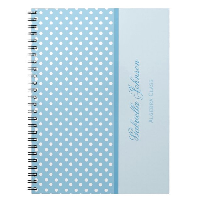 Personnalisé : Carnet de point de polka (Devant)