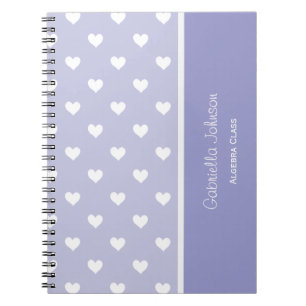 Personnalisé : Carnet pourpre d'amoureux