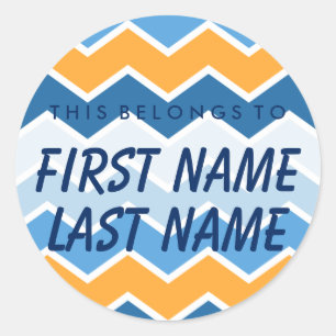 Personnalisé, Ce Qui Appartient À Un Sticker Rond