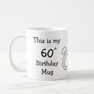 Personnalisé C'est mon 60e Anniversaire Mug