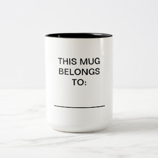 Personnalisé - Cette Mug Appartient À