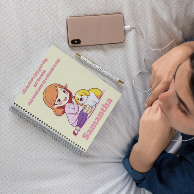 Personnalisé Chien Chien Chien Chien Puppy Carnet  (Créateur téléchargé)