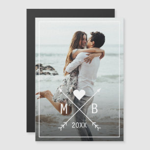 Personnalisé Classy Trendy I Love You Heart Flèche