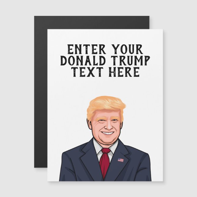 PERSONNALISÉ DONALD TRUMP (Devant / Derrière)