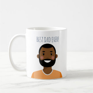 Personnalisé éditable meilleur papa jamais tasse d