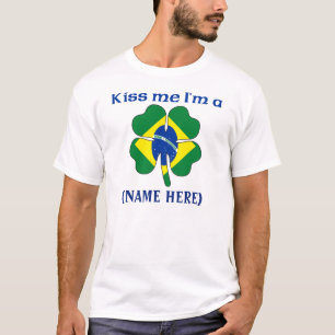 Personnalisé embrassez-moi que je suis T-shirt