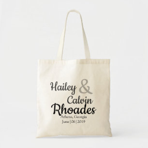 Personnalisé épousant le sac d'hôtel d'invité