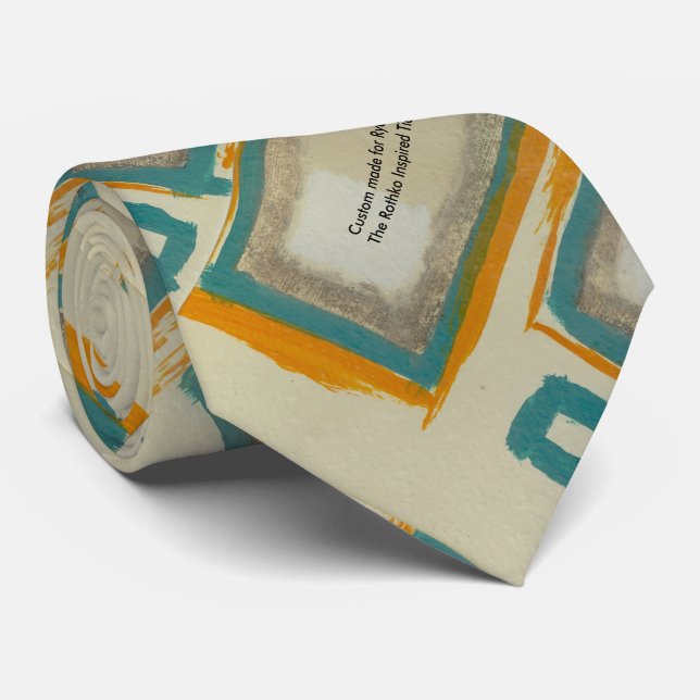 Personnalisé Fait Pour Lui La Cravate Inspiré Roth (Roulé)