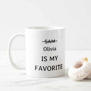 Personnalisé Funny Favori Mug enfant, drôle cadeau
