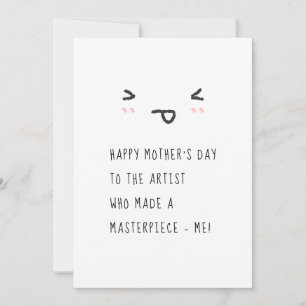 Personnalisé Funny Happy Mothers Cartes de Jour pe