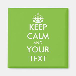 Personnalisé Garder aimant calme pour réfrigérateu