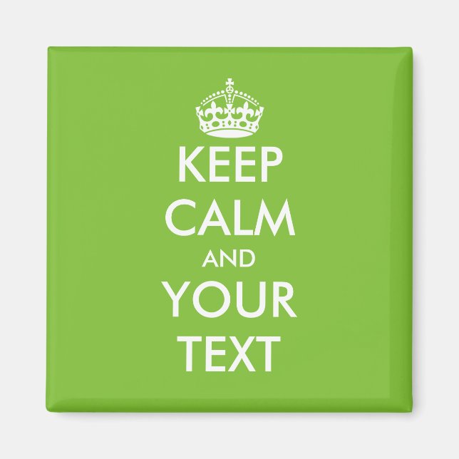 Personnalisé Garder aimant calme pour réfrigérateu (Devant)